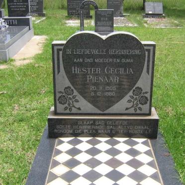 PIENAAR Hester Cecilia 1905-1980