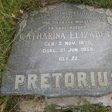 PRETORIUS Catharina Elizabeth 1870-1959