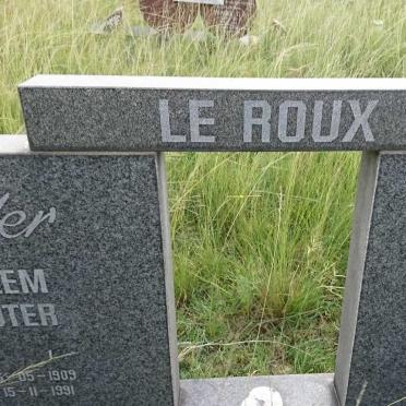 ROUX Willem Wouter, le 1909-1991 &amp; Clasina Maria Magdalena STEYN 1920-1992