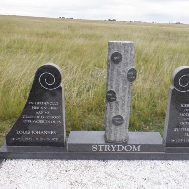 STRYDOM Louis Johannes 1927-1978 &amp; Wilelmina Jacoba Maria 1935-1999