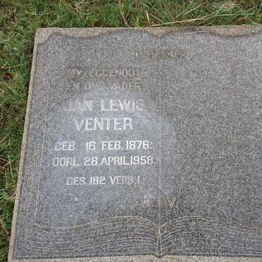 VENTER Jan Lewis 1876-1958