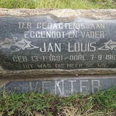 VENTER Jan Louis 1891-1964