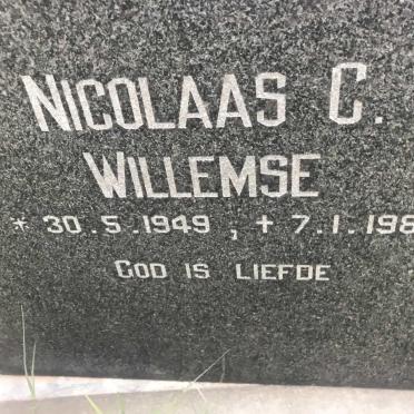 WILLEMSE Nicolaas C. 1949-1987