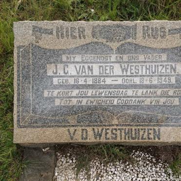 WESTHUIZEN J.G., van der 1884-1949
