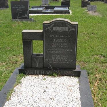 WESTHUIZEN Johannes C., van der 1942-1972