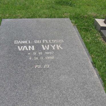 WYK Daniël du Plessis, van 1897-1992