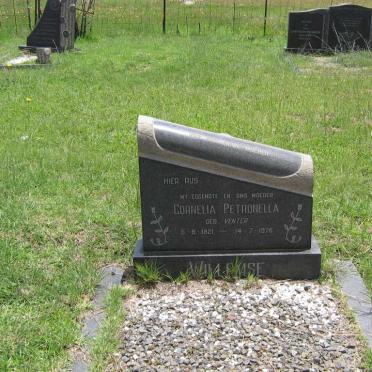 WILLEMSE Cornelia Petronella nee VENTER 1921-1976