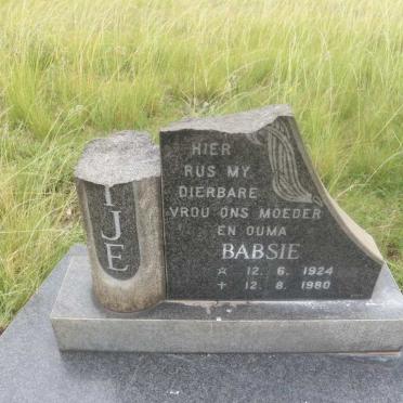 ?IJE Babsie 1924-1980