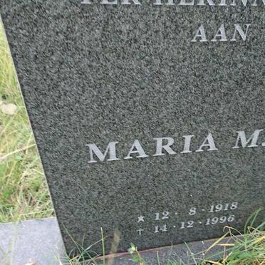 ? C. Antonie 1915-2000 &amp; Maria M.E. 1918-1996