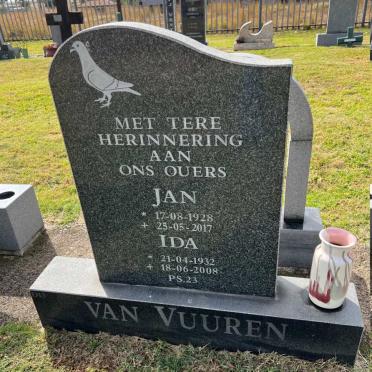 VUUREN Jan, van 1928-2017 &amp; Ida 1932-2008