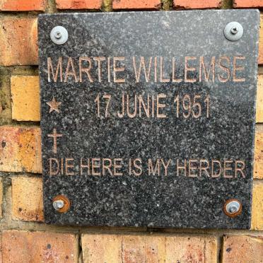 WILLEMSE Martie 1951-