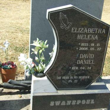 SWANEPOEL David Daniel 1931- &amp; Elizabeth Helena 1935-2008