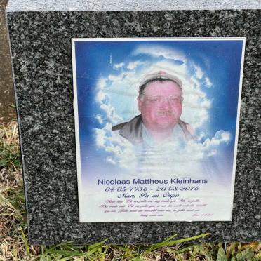 KLEINHANS Nicolaas Mattheus 1956-2016