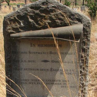 BEZUIDENHOUT Hendrik Stephanus 1869-1930