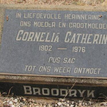 BROODRYK Cornelia Catherina 1902-1976