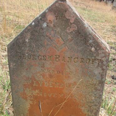 BANCROFT George W. -1880