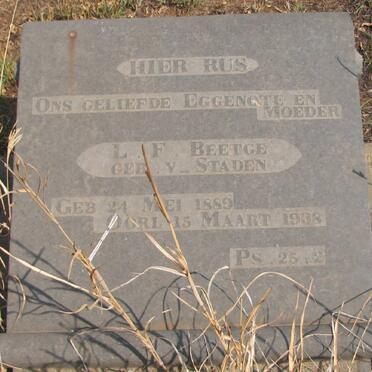 BEETGE Surnames :: Vanne BEETGE