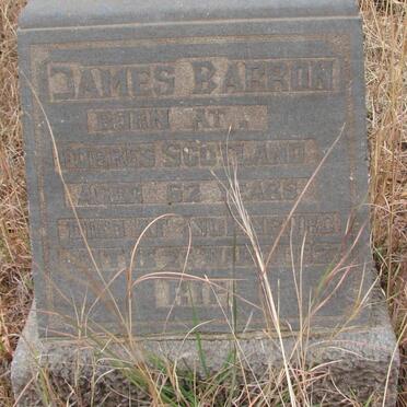 BARRON  James -1925