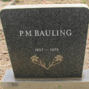 BAULING P.M. 1907-1979