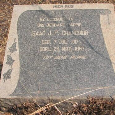 CHANGUION Isaac J.P. 1917-1957