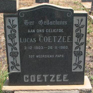 COETZEE Lucas 1903-1960