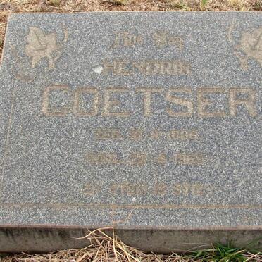 COETSER Hendrik 1896-1969