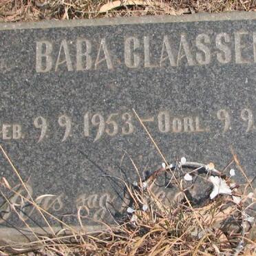 CLAASSEN Baba 1953-1953