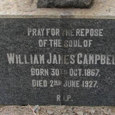 CAMPBELL William James 1867-1927