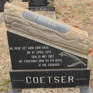 COETSER Frikkie 1907-1970