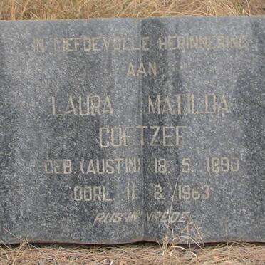 COETZEE Laura Matilda nee AUSTIN 1890-1963