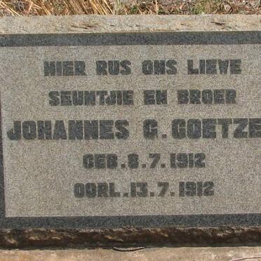 COETZEE Johannes C. 1912-1912
