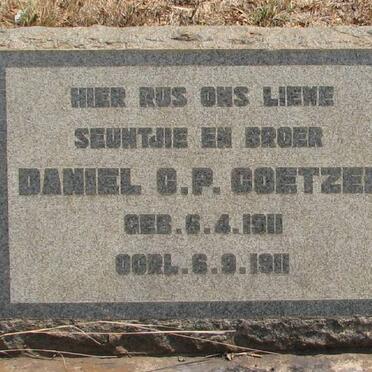 COETZEE Daniel C.P. 1911-1911