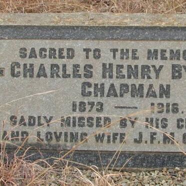 CHAPMAN Charles Henry Byrant 1873-1916