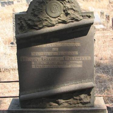 CALDWELL Henry George 1881-1927