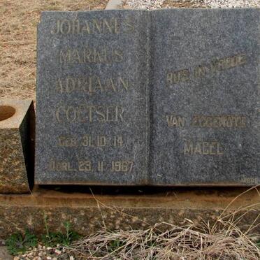 COETSER Johannes Markus Adriaan 1914-1967