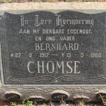 CHOMSE Bernhard 1917-1960