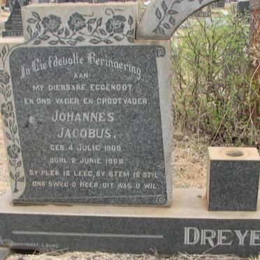 DREYER Johannes Jacobus 1908-1968