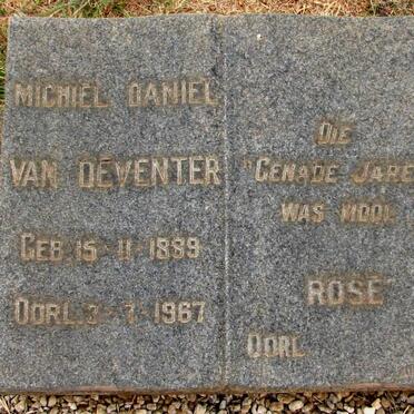 DEVENTER Michiel Daniel, van 1889-1967