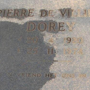 DOREY Pierre De Villiers 1920-1974