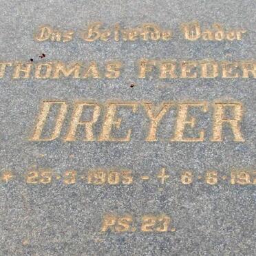 DREYER Thomas Frederik 1905-1970