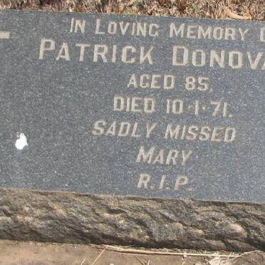 DONOVAN Patrick -1971