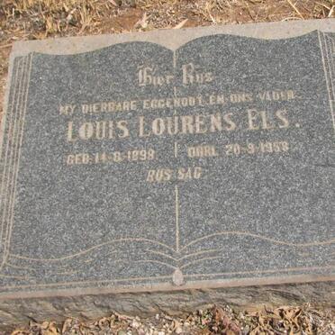 ELS Louis Lourens 1898-1958