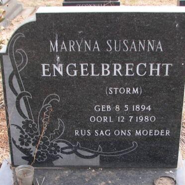ENGELBRECHT Maryna Susanna nee STORM 1894-1980