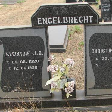 ENGELBRECHT J.B. 1928-1996 &amp; Christina C.M. 1933-
