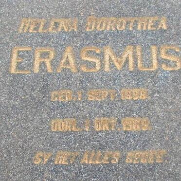 ERASMUS Helena Dorothea 1898-1968