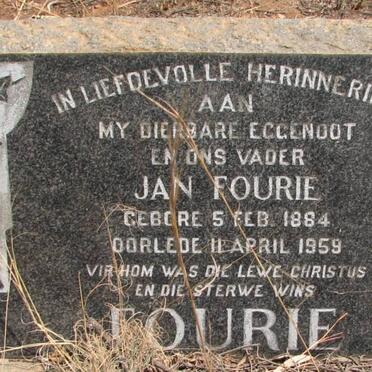 FOURIE Jan 1884-1959