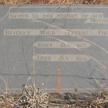 FOSTER Beatrix Maud 1877-1954