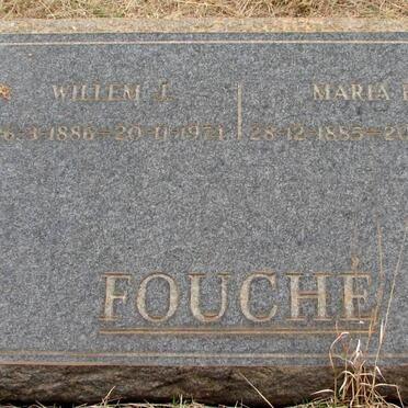 FOUCHE Willem J. 1886-1974 &amp; Maria E. 1885-1978
