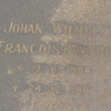 FOURIE Johan Wilhelm Francois 1884-1961