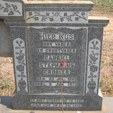 GROBLER Gabriel Stephanus 1881-1951 &amp; Anna Cecilia v.d. MERWE 1884-1949